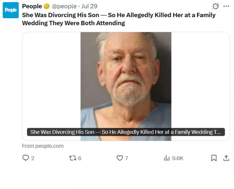 嫌犯舒密特行兇後遭民眾壓制，警方到場後逮捕並查扣槍枝。（圖／翻攝自X）