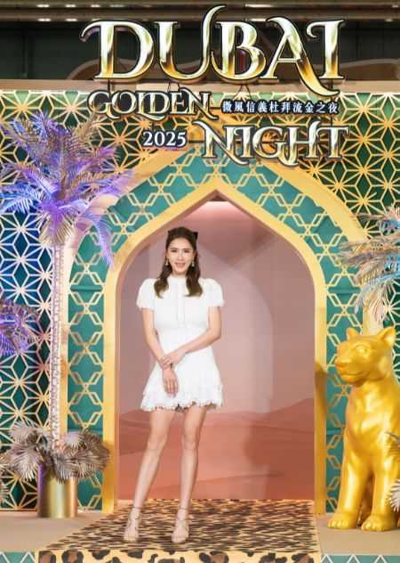 小禎驚艷現身微風之夜，擔任Parfums de Marly品牌大使。（圖片提供／先亞）