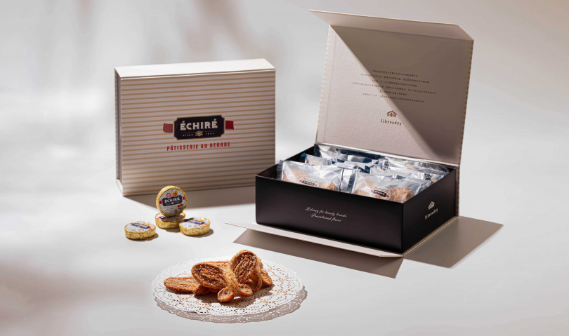 「艾許奶油蝴蝶酥」。(920元/12入,圖/巢屋Libreadry提供)