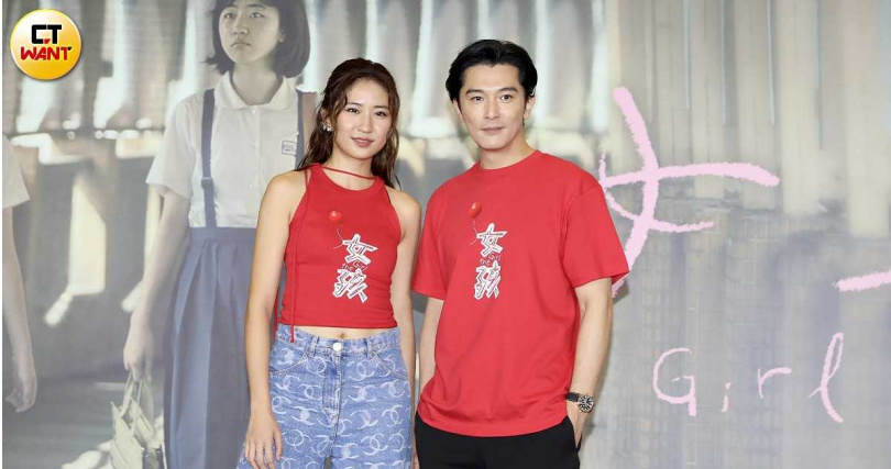 9m88在片中須講大量台語台詞讓她壓力超大,邱澤更是一見到她就會問「台語練好了沒」。(圖/侯世駿攝)