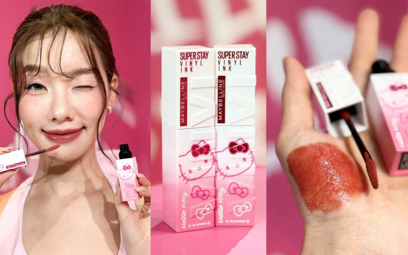 人氣的鎖吻棒這次以口碑色選#66裸粉色和#130赤棕紅色為主打。(圖/吳雅鈴攝)