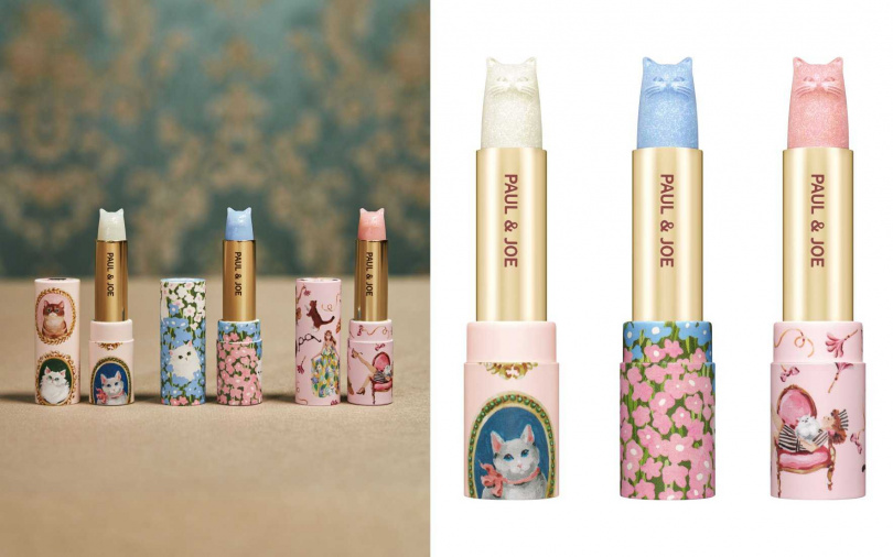 PAUL&JOE派對貓咪珍珠光限量護唇膏/800元(圖/品牌提供)