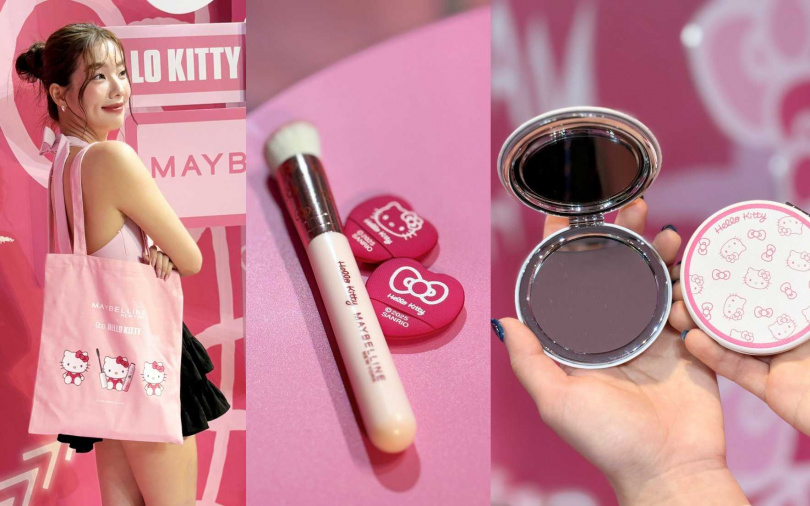 12/26起在屈臣氏、康是美、寶雅、MOMO都會有HELLO KITTY周邊滿額贈禮活動喔。(圖/吳雅鈴攝)