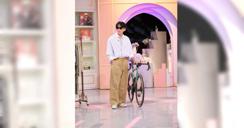 黃國昌瘦身有成。(圖/TVBS提供)