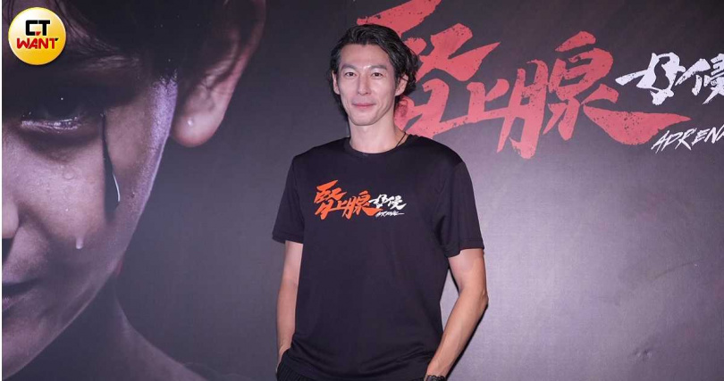 郭鑫的角色複雜深沉，還與劉黛瑩有吻戲。（圖／蘇聖倫攝）