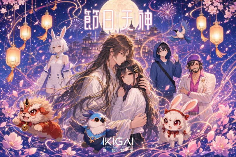 融合古典神話與現代題材的浪漫奇幻愛情鉅作《節日天神》,預計將於今年 10 月正式推出原創小說,引爆年度期待。(圖/意起娛樂)