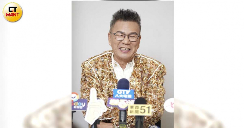 沈玉琳更自豪爆料，自己曾間接創下台灣綜藝史上最高通告費紀錄。（圖／蘇聖倫攝）