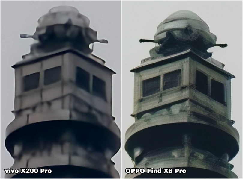 100x照片放大比較。