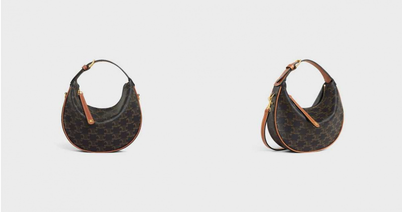 CELINE TEEN CELINE LULU標誌印花牛皮革手袋／55,000元（圖／品牌提供）