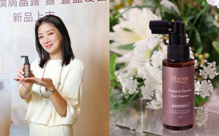 品牌創辦人Tiffany張瑞真身因為壓力的關係讓頭髮一度變得稀疏禿一塊，於是開啟研發之旅！（圖／品牌提供）