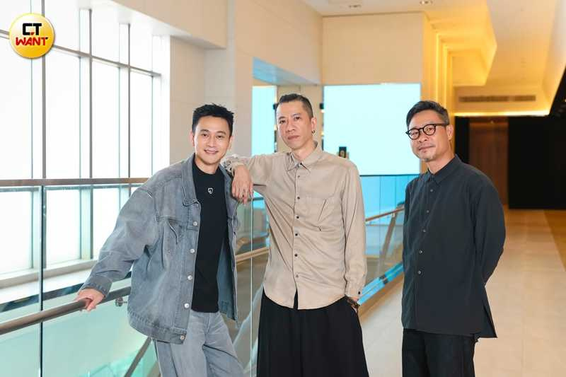 導演李子俊（右）、周汶儒（中）大讚劉冠廷表現出色。（圖／楊澍攝）