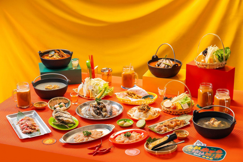 「泰感謝四人餐」。(2,388元,圖/雞湯大叔提供)