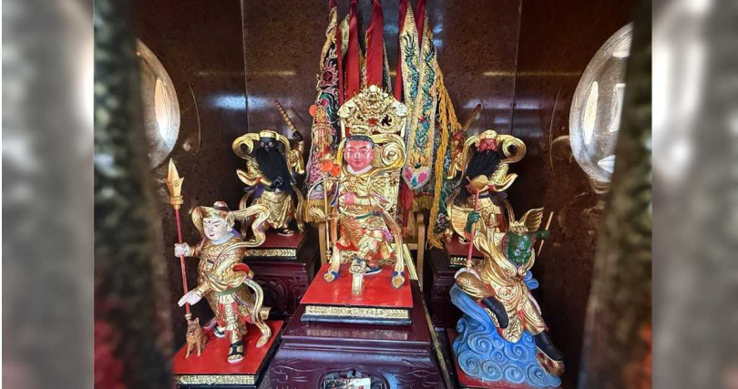 復興宮五營將軍廟又恢復原有陣容。(圖/中國時報記者寶智華攝)