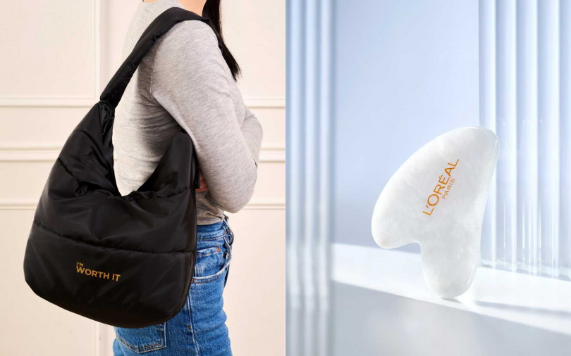 自3/1起各通路更將推出限量滿額好禮，包含肩背包、刮痧板都是數量有限，想入手的人請把握機會才能把禮物一起帶回家。（圖／品牌提供）