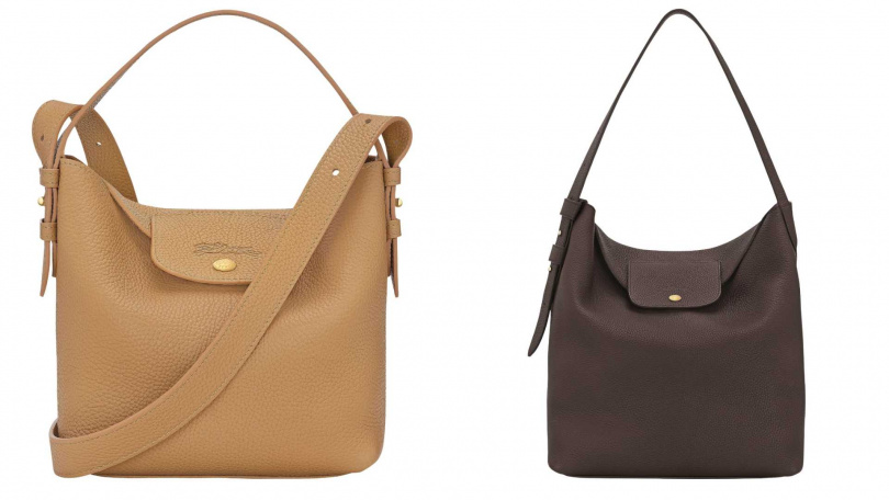 Longchamp Le Cadence 水桶包 S/20,400元,Le Cadence 肩揹袋 L/26,800元(圖/品牌提供)