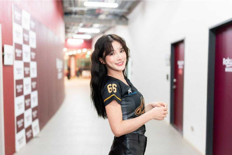 林岱縈期許樂天桃猿在新球季奪得冠軍。（圖／樂天桃猿提供）