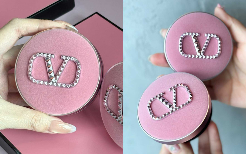 VALENTINO BEAUTY高訂光感氣墊粉餅 夢境粉限定版/3,100元(圖/吳雅鈴攝)