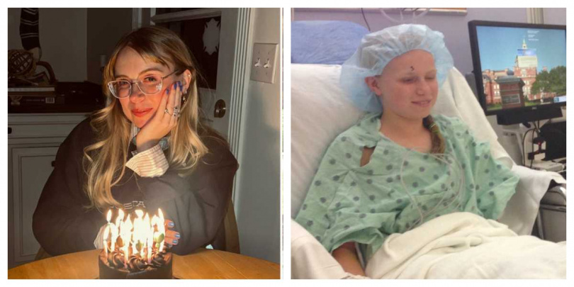 2023年聖派翠克節清晨，貝克驚覺左眼失明，成為她人生中最恐懼的時刻之一。（圖／翻攝自TikTok， @_qtip_ ）