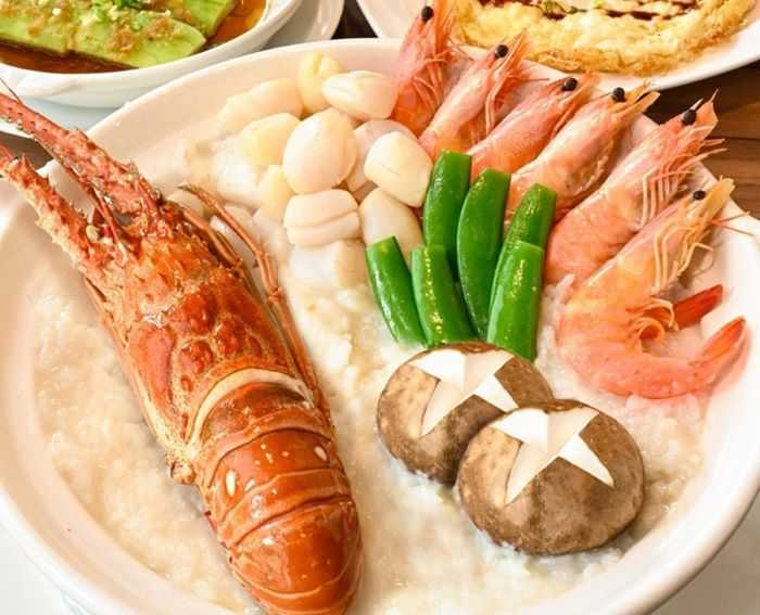 北投南豐天玥泉－加碼免費升級龍蝦海味生滾粥。（圖／業者提供）