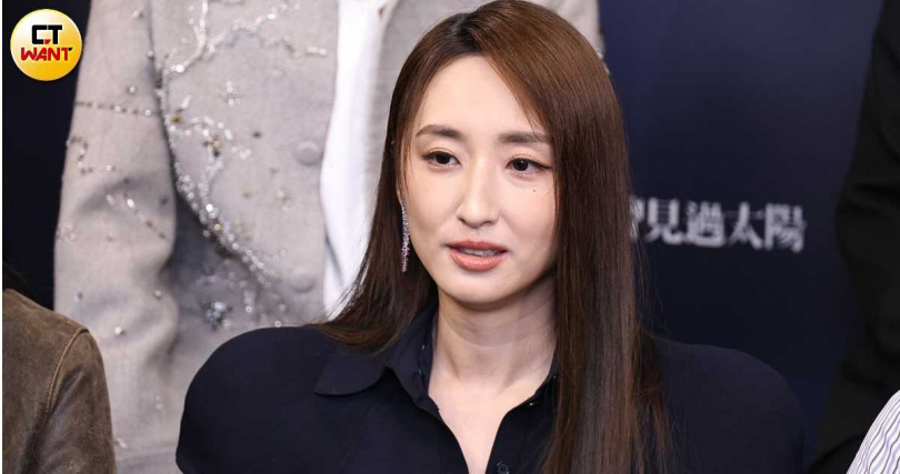 柯佳嬿原本不知道坤達閃兵的事情。(圖/蘇聖倫攝)