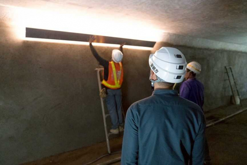 「中正東路地下道」優化5月中旬將啟用，這份「安全」會成為獻給機車族媽媽最好的母親節禮物。（圖／翻攝自竹北市公所媒體群組）