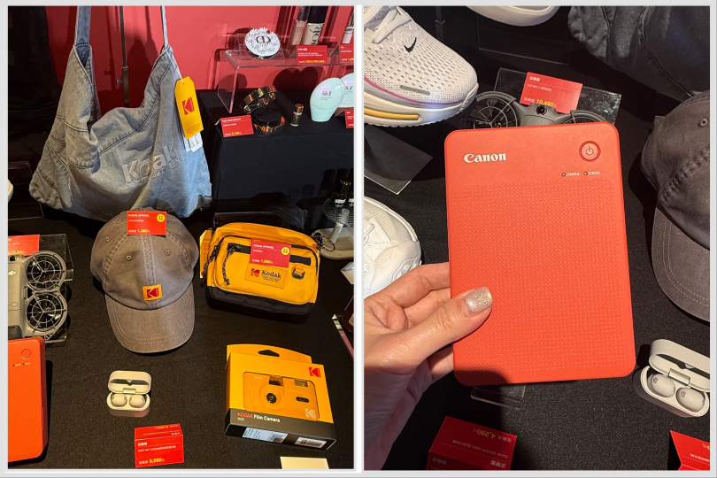 Canon推出超多潮感十足的復古品項！其中這台Canon隨身印相機簡直太好看了必收！（圖/ting編攝）