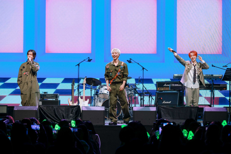 Ｍ.O.N.T首次以樂團形式在台表演。（圖／ONINN ASIA提供）