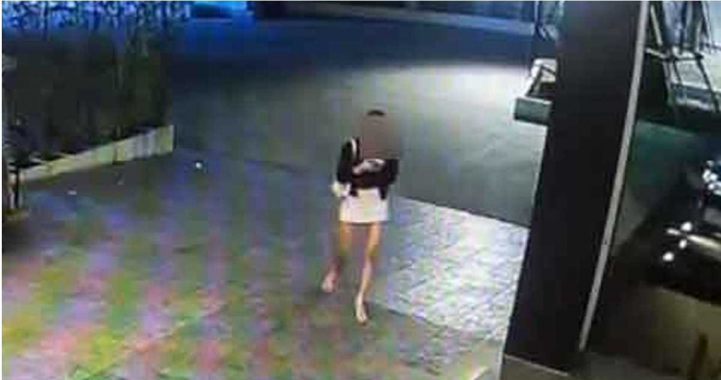 女模艾拉達走進酒店大廳的最後身影曝。（圖／翻攝自KhaoSod）