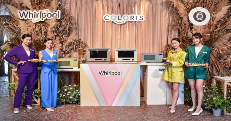 COLORIS 8合1 變頻氣炸蒸烤微波爐，集結蒸氣、烘焙、燒烤、微波、氣炸、舒肥、燉煮，與多種快速烹調於一機，是新一代小宅族神隊友（圖／台灣惠而浦提供）。