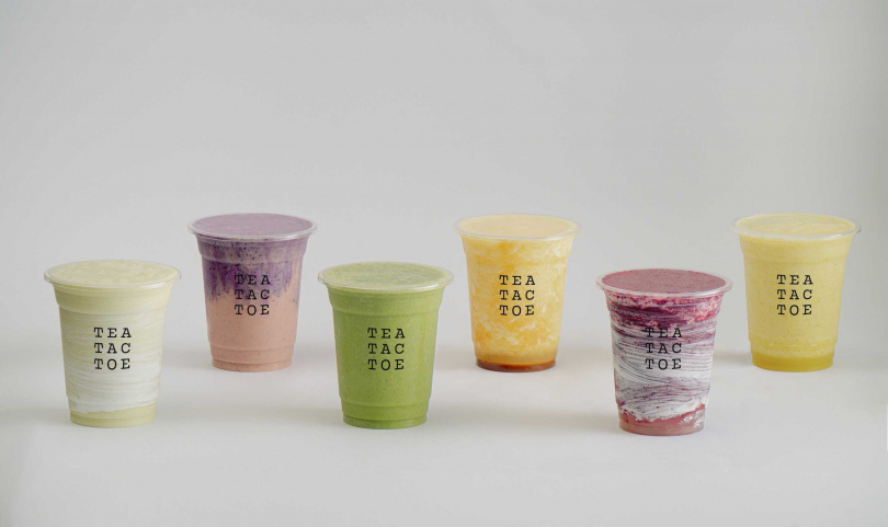 TEA TAC TOE選用純粹的原型蔬果與機能粉，為夏日飲品注入健康潮流。（圖／TEA TAC TOE提供）