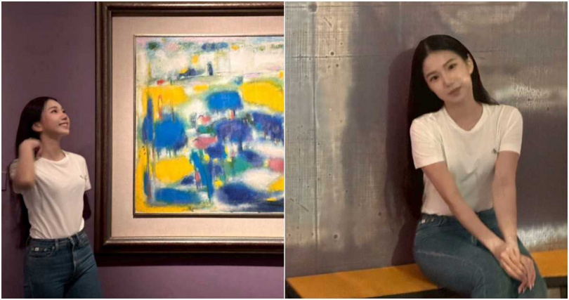 家寧分享現身史博館看展的網美照，再度遭到全網攻擊。（圖／擷取自Instagram／chianing_baby）