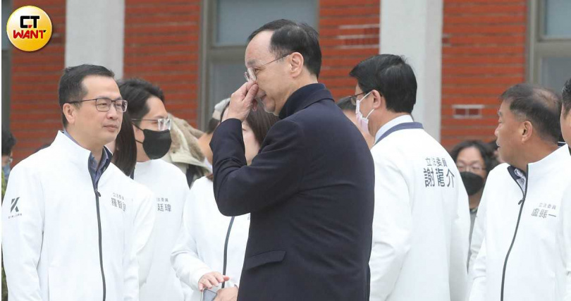 朱立倫主導的「以罷制罷」，在北市罷雙吳、黨中央罷兩原住民綠委相繼失敗後，傳出黨內挺盧派對此事無人扛責，頗為不滿（圖／劉耿豪攝）