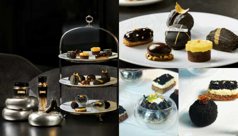 北緯二十五 x 蘭蔻黑鑽奢華聯名午茶饗宴套餐價格 每套1,980元+10%,另外附送限量品牌贈禮乙份。(圖/品牌提供、廖怡婷 攝)