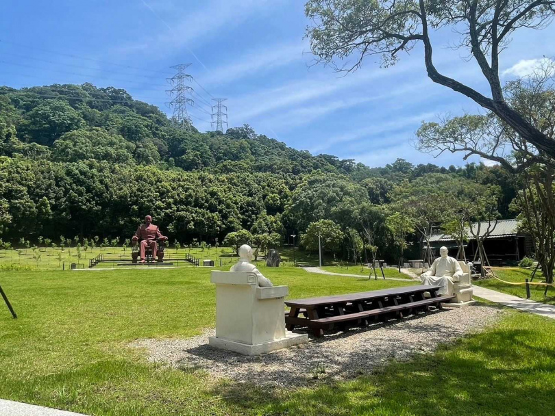 慈湖已於112年10月完工並開放，並無網路謠傳園區拆除之情形。（圖／桃園市政府風景區提供）