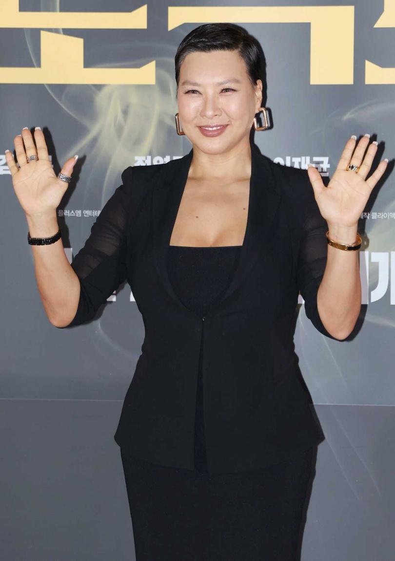 鄭英珠昨日參加本片的媒體試映記者會。（圖／翻攝自YonhapNews）