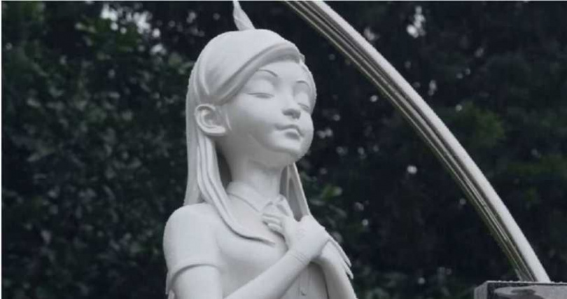 女星大S徐熙媛逝世2日滿1週年，家屬於金寶山舉行由具俊曄參與設計的紀念雕像揭幕儀式。（圖／翻攝自IG，djkoo）