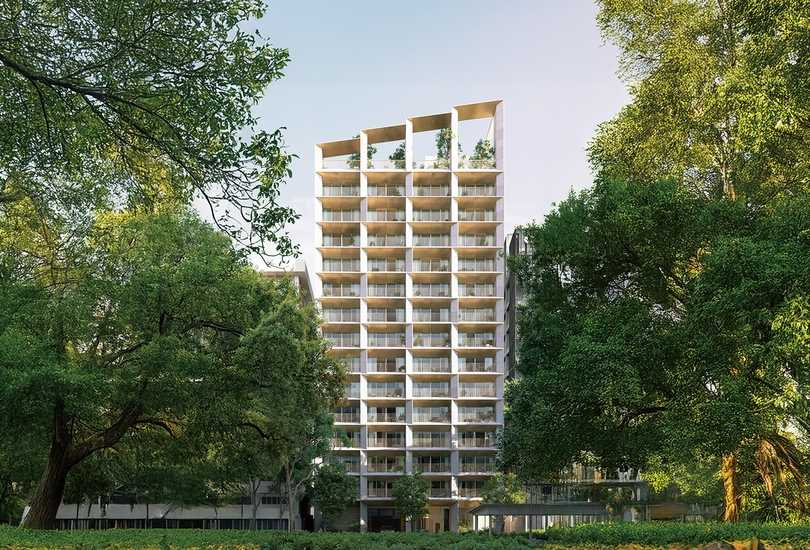 丹麥 Henning Larsen Architects台北首作「衡昀」，甫公開即引發市場高度迴響。（圖片提供／衡昀）