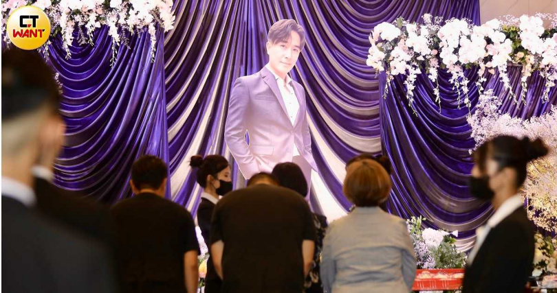 八點檔傅子純6月7日因急性血癌猝逝，享年47歲，今日舉辦告別式。（圖／方萬民攝）