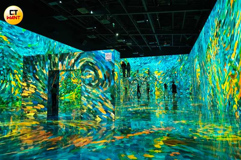 由法國奧賽博物館打造的「GARDEN ARTE MUSEUM X MUSÉE D’ORSAY」，讓人被多幅傳世名畫所包圍。（圖／魏妤靜攝）