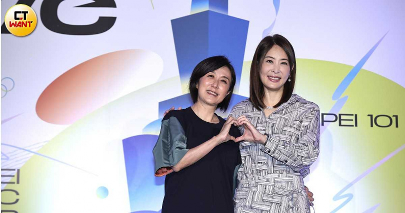 賈永婕、黃韻玲一同出席記者會。（圖／李宗明攝）