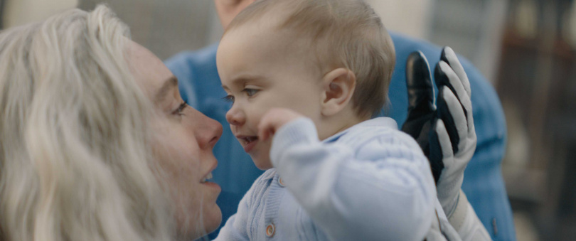 《驚奇4超人:第一步》驚奇先生與隱形女的可愛小寶寶富蘭克林將首次現身。(圖/漫威影業提供)