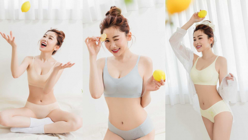 EASY SHOP [Banana Pie] IN ZERO檸檬維C 煎妮花聯名內衣 ／3件1800元（圖／品牌提供）