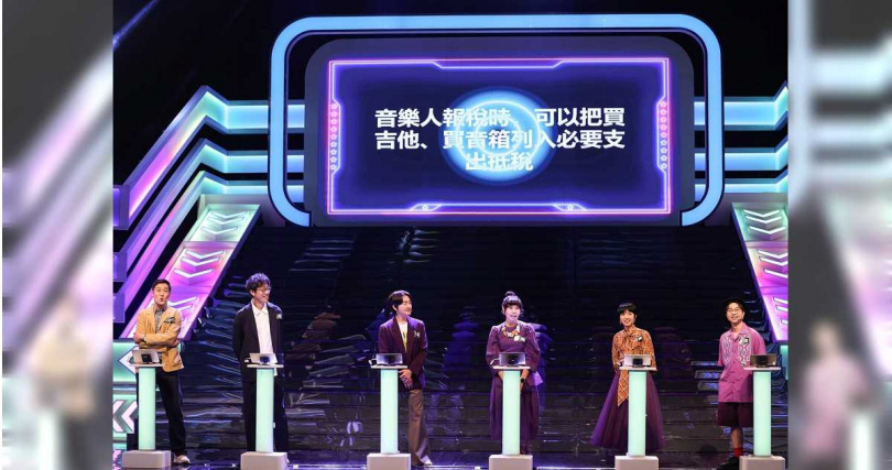 吉他能否報稅讓在場藝人分成兩派。(圖/公視提供)