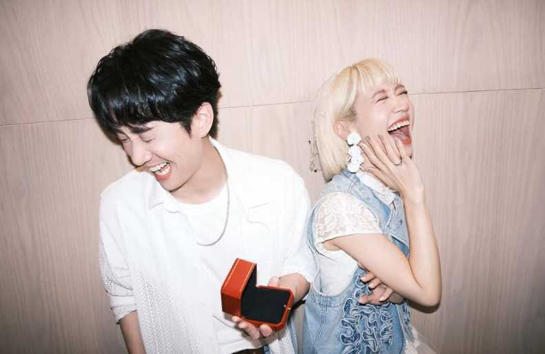 Lulu、陳漢典宣布結婚。（圖／翻攝自instagram＠sunnygirl800424）