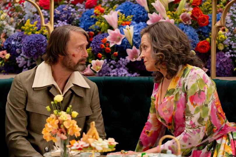 雪歌妮薇佛（右）將在本片與邁茲米克森（左）有大量對手戲。（圖／采昌提供）