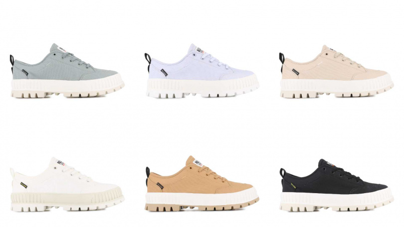 PALLADIUM PALLASHOCK LO WP+防水巧克力厚底鞋／2,680元（圖／品牌提供）