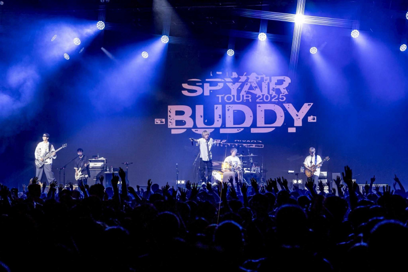 SPYAIR帶來多首代表作，《劇場版 排球少年！！垃圾場的決戰》主題曲〈Orange〉更是引發全場大合唱，氣氛熱烈。（圖／梵思娛樂提供）