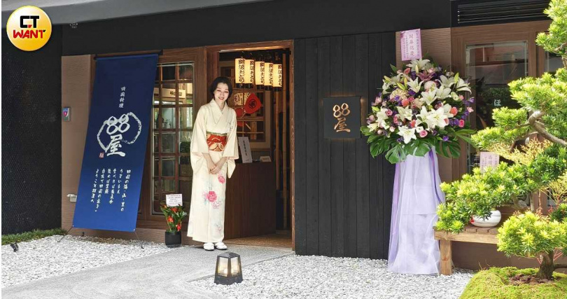 88屋延請來自日本的女將長期駐店，從餐點、空間到服務，展現日式款待之心。（圖／魏妤靜攝）