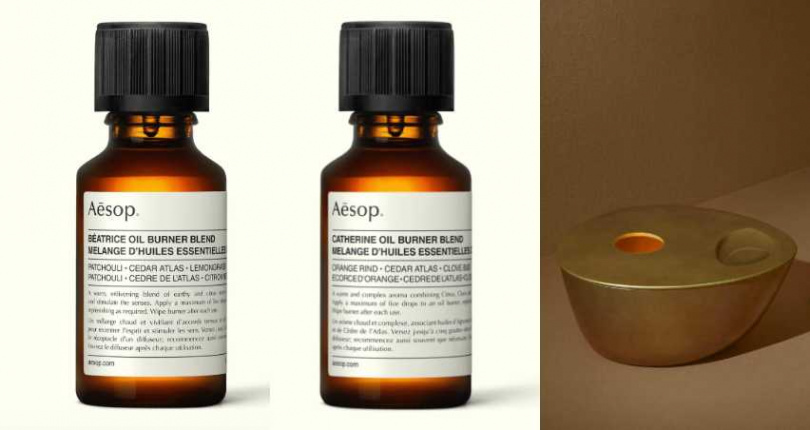 Aesop 凱薩琳薰香油 25ml/1,300元、Aesop 碧翠絲薰香油 25ml/1,300元(圖/品牌提供)