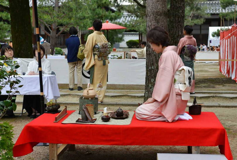 日本全國煎茶道大會共有39個流派參與。（圖／吳德亮攝）